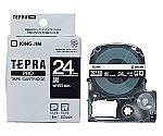 テプラPROテープ ラベル 幅24mm 黒 白字　SD24K