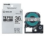 テプラ PROテープ 透明ラベル 36mm 黒文字　ST36K