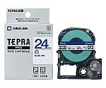 テプラ PROテープ 白ラベル 24mm 青文字　SS24B