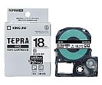 テプラPROテープ マット白ラベル 18mm黒字　SB18S
