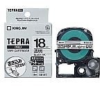 テプラ PROテープ 透明つや消し 18mm黒文字　SB18T