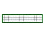 マグネット見出し カード寸法19×105mm緑　ﾏｸ-411G