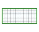 マグネット見出し43×104mm緑　ﾏｸ-412G