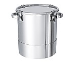 鏡板型ステンレス密閉容器 クリップタイプ A型シリコンパッキン付 60L　DT-CTH-43