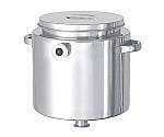 ホッパー型ステンレスジャケット容器 ストック蓋付 25L　HT-ST-J-33