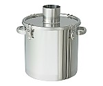粉体回収ステンレス容器 (パイプ形状) 10L　FK-CTH-24-SP-150A