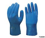 塩化ビニール手袋 まとめ買い 簡易包装耐油ビニロ-ブ1Pk（袋）=10双入 ブルー Mサイズ　NO650-M10P