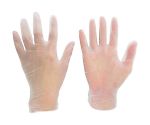 塩化ビニール製　使い捨て手袋　粉なし　L　（100枚入）　VERTE-851-L
