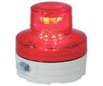 電池式LED回転灯ニコUFO 夜間自動点灯タイプ 赤　NU-BR