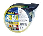 透明梱包用テープ375DSN　48mmX50m　重量物梱包用　カッター付　375DSN