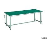 軽荷重作業台高さ調節式（150kg）AEM型 1200X750XH652～952 帯電防止マット張り ホワイト色　AEM-1200D W