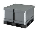 61-3196-76 折りたたみプラスチックコンテナ（通い箱）「再坊」：1200