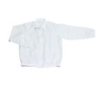 ジャケット（衿付）-白-S　BSC-41001-W-S