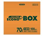 E-74エコノプラスBOX70L半透明　（100枚入）　E-74-HCL