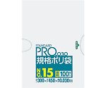 スタンダードポリ袋15号（0.03mm）1袋（100枚入）　L-15