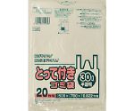 Y39Tとって付きゴミ袋半透明30L　20枚　Y39T-HCL