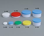 軟膏容器 M型容器D-1号（5） 5.5mL 赤キャップ 1ケース（100個入）　640100 5
