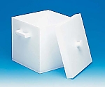 PTFE蓋付角型容器 内寸法100×100×100　F-1152-002