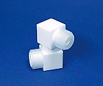 PTFEフレキシブルハーフメスジョイント 6φ*Rc3/8　F-2702-003