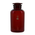 試薬びん　広口　茶褐色　3000mL　017060-3000