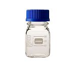 セーフティコートねじ口瓶(デュラン(R)) 青キャップ付 100mL 1箱（10個入）　017280-100A