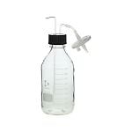 1-4994-06 メディウム瓶（PYREX(R)オレンジキャップ付き） 透明 1000mL