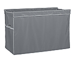 システムカート　ワイド（袋）　360L　灰　　DS-579-062-6