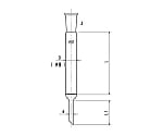 ジョイント付クロマトカラム(フィルター付)　3803-15/500-3L