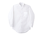 ウイングカラーシャツ 男女兼用 長袖 白　BS2511-2 L