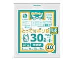 プラスプラスHD厚手とって付ポリ袋30L半透明　1ケース（10枚×60パック）　PT-AHD30-10