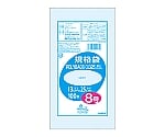 ポリバック規格袋0.025　#8　透明　1ケース（100枚/冊×10冊×6パック）　L025-8