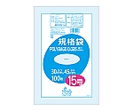 ポリバック規格袋0.025　#15　透明　1ケース（100枚/冊×10冊×2パック）　L025-15