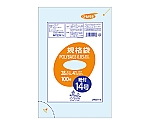 ポリバッグひも付き規格袋14号　透明　1ケース（100枚/冊×10冊×3パック）　LR03-14