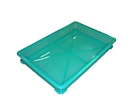 EBM PP半透明カラー番重 B型 小 グリーン(サンコー製)　3757420