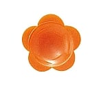 わさび皿(500枚入)花 オレンジ　7871100