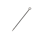 カクテルピン 丸穴(6本入)金メッキ 18-8　5683801