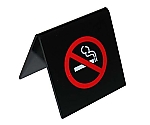 えいむ A型禁煙席 NO SMOKING SI-5 ブラック 65×65　6839200