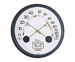 エスパス温・湿度計 162×29mm 300g(ディスプレイ箱) ブラック　TM-2332