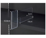 ポップ付き仕切板 右用　61-38-15-2