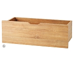木製収納トロッコ W90cm ブラック　61-751-69-4
