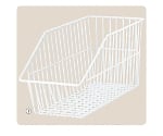 ネットカゴ ホワイト W17.5cm　61-121-12-1