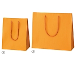 カラー手提げ紙袋 オレンジ 33×10×29 入数100枚　61-313-13-5