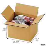 ダンボールケース　20.4×15.4×16.1cm　入数30枚　61-318-1-22