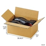 ダンボールケース　30.4×19.9×15.6cm　入数30枚　61-318-1-25