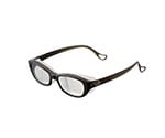 ICグラス (R) Ⅲ 眼鏡タイプ ブラック レギュラーサイズ 1組入（レンズ2枚入）　57025