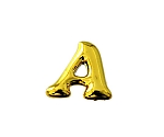 ゴールド文字 小 A　ABG15-A