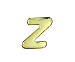 ゴールドメタル文字 Z 35mm×1mm　GM35-Z