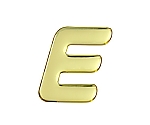 ゴールドメタル文字 E 60mm×1mm　GM60-E