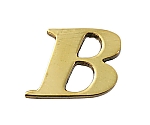 真鍮ゴールド文字 大文字 B　QL20-B