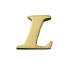 真鍮ゴールド文字 大文字 L　QL20-L